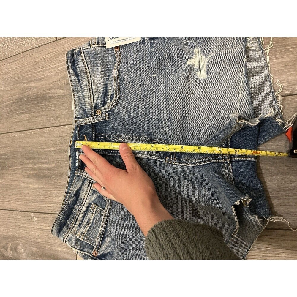 Old navy Denim Jean Shorts Distressed Size 6 - Picture 8 of 13